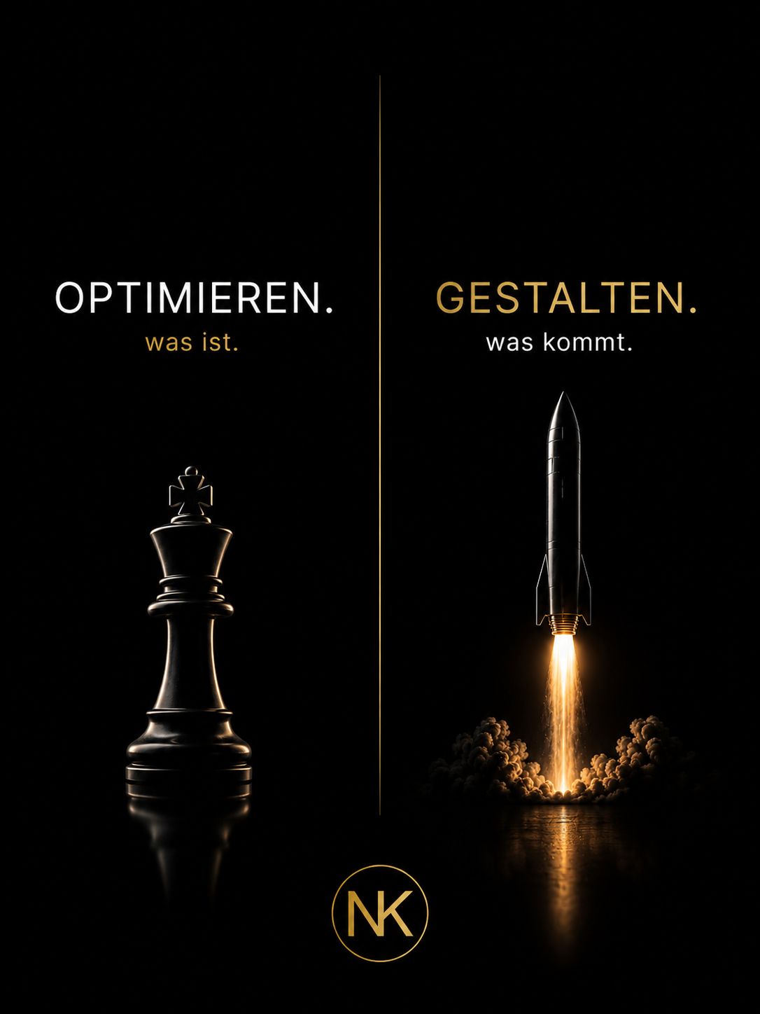 OPTIMIEREN. was ist. — GESTALTEN. was kommt.