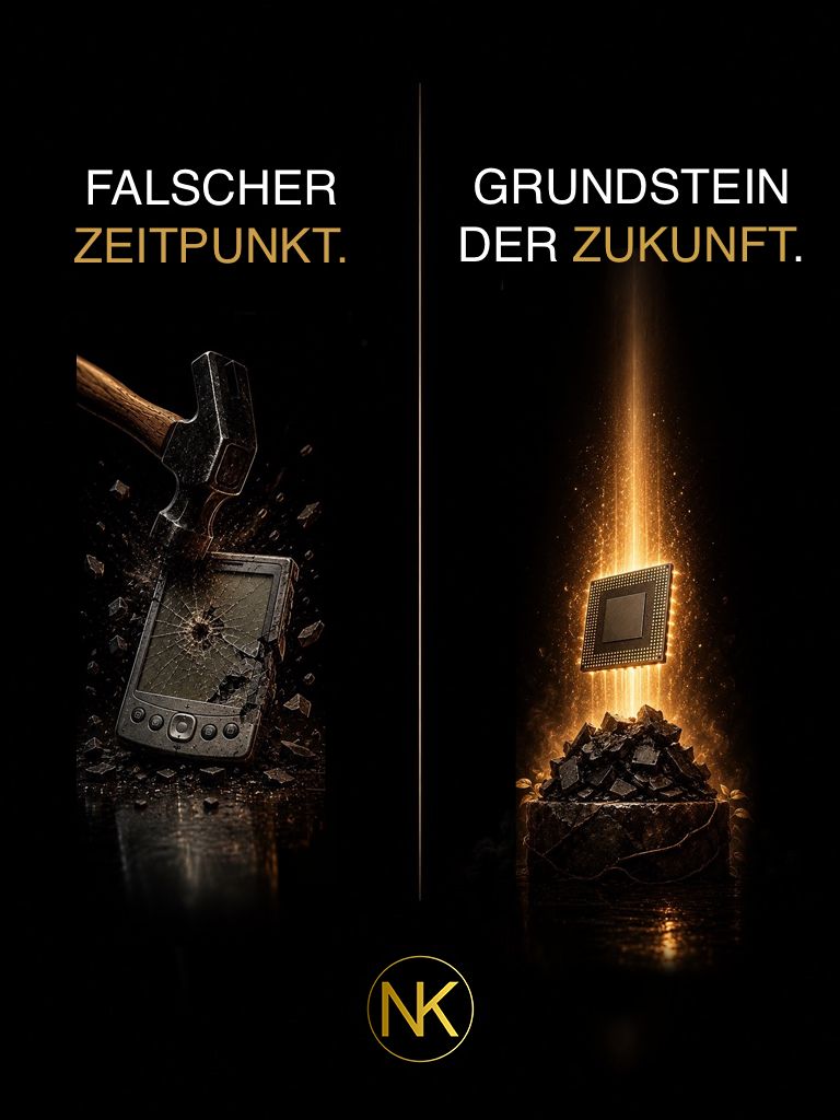 FALSCHER ZEITPUNKT — GRUNDSTEIN DER ZUKUNFT